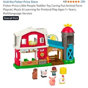 NEW Fisher-Price Caring For Animals Farm